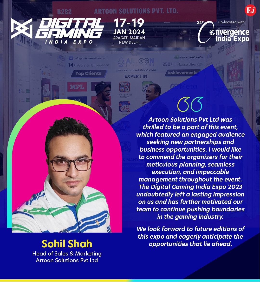 .@Convergenc India & @DigiIndieExpo greatly appreciates the positive feedback received from our esteemed exhibitors at the 2023 expo.

We invite participation of all stakeholders in the upcoming expo, scheduled for January 17-19, 2024 at Pragati Maidan, New Delhi.

#CI2024