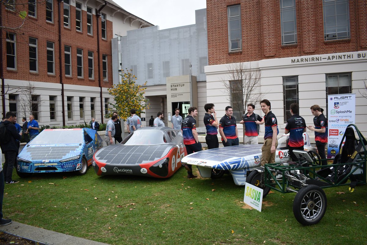 FlindersSolar's tweet image. Thank you to our team members, the @worldsolarchallenge, the hon Susan Close, our partners, and everyone else that came to the launch of the BWSC! Great to meet the other members from the AUSRT, @ascend_wsc, and the SASVA. We wish you the best for October! #WorldEnvironmentDay