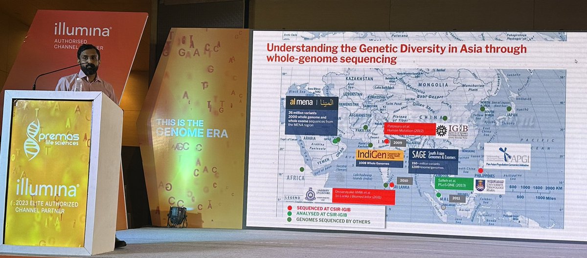 Sridhar Sivasubbu (@sridharsivasubb) on Twitter photo Always a pleasure to hear <a href="/vinodscaria/">Vinod Scaria</a>
speak on personal genomes to precision medicine. At <a href="/illumina/">Illumina</a> genomics innovation roadshow 2023, Delhi
<a href="/CSIR_IND/">CSIR, India</a> <a href="/IGIBSocial/">CSIR-IGIB</a>
<a href="/PremasLifeSc/">Premas Life Sciences</a> Always a pleasure to hear <a href="/vinodscaria/">Vinod Scaria</a>
speak on personal genomes to precision medicine. At <a href="/illumina/">Illumina</a> genomics innovation roadshow 2023, Delhi
<a href="/CSIR_IND/">CSIR, India</a> <a href="/IGIBSocial/">CSIR-IGIB</a>
<a href="/PremasLifeSc/">Premas Life Sciences</a>