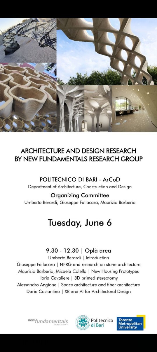 New day, new seminar!  

🇮🇹🇨🇦🇮🇹🇨🇦🇮🇹

<a href="/researchTMU/">Research – Toronto Metropolitan University</a> <a href="/PolibaOfficial/">Politecnico di Bari</a> <a href="/TorontoMet/">Toronto Metropolitan University</a> 

🌎🌎