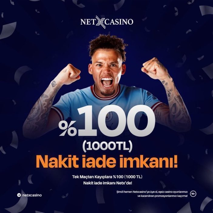 📢 %100 Nakit İade İmkanı #Netxcasino da! 🦋

Kazananların Yerine Sizide Bekliyoruz❤️

Üyelik ve Giriş; 
🔗  bit.ly/netXtwitter