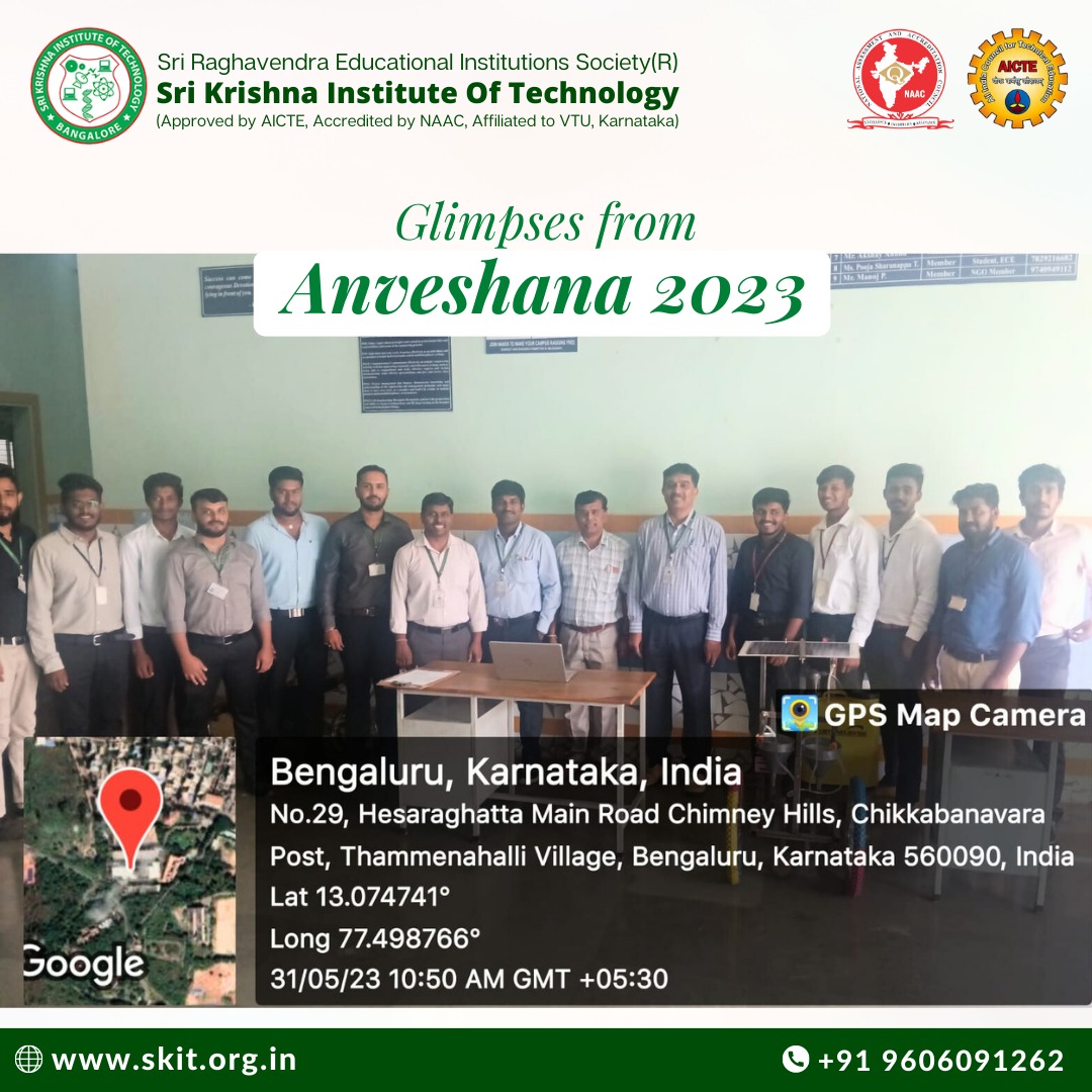 Here is a sneak-peak into Anveshana 2023, where all the students from different universities came together with their intelligent ideas and creativity came into being.
#srikrishnainstituteoftechnology #skit #anveshana2023 #projectexpo #projectideas #scienceproject #scienceexpo