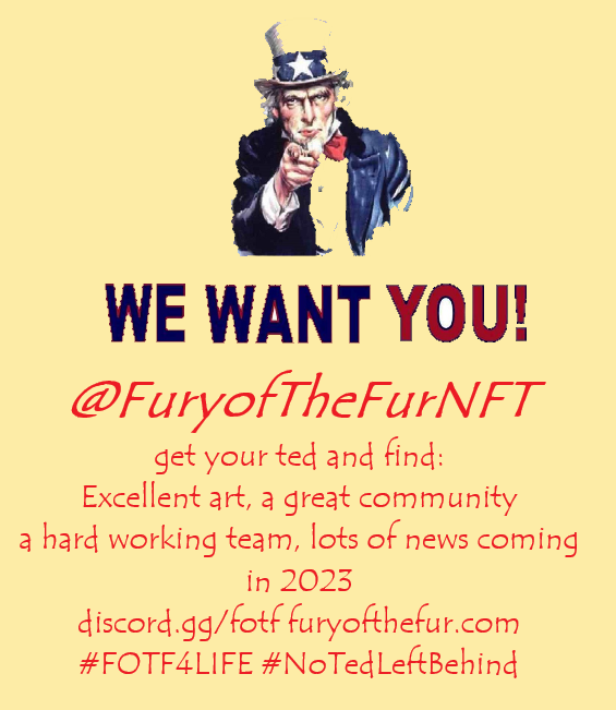 Rojo67889908's tweet photo. you looking for a project where you can be sure that the team is always inventing?
you looking for a project with a great community?
you looking for a project with great art?
THEN @FuryofTheFurNFT  IS THE RIGHT PLACE FOR YOU
COME IN AND SEE 
https://t.co/PrBu2Vx4KJ
#FOTF #FOTFFAM https://t.co/YahPxPD9Lr