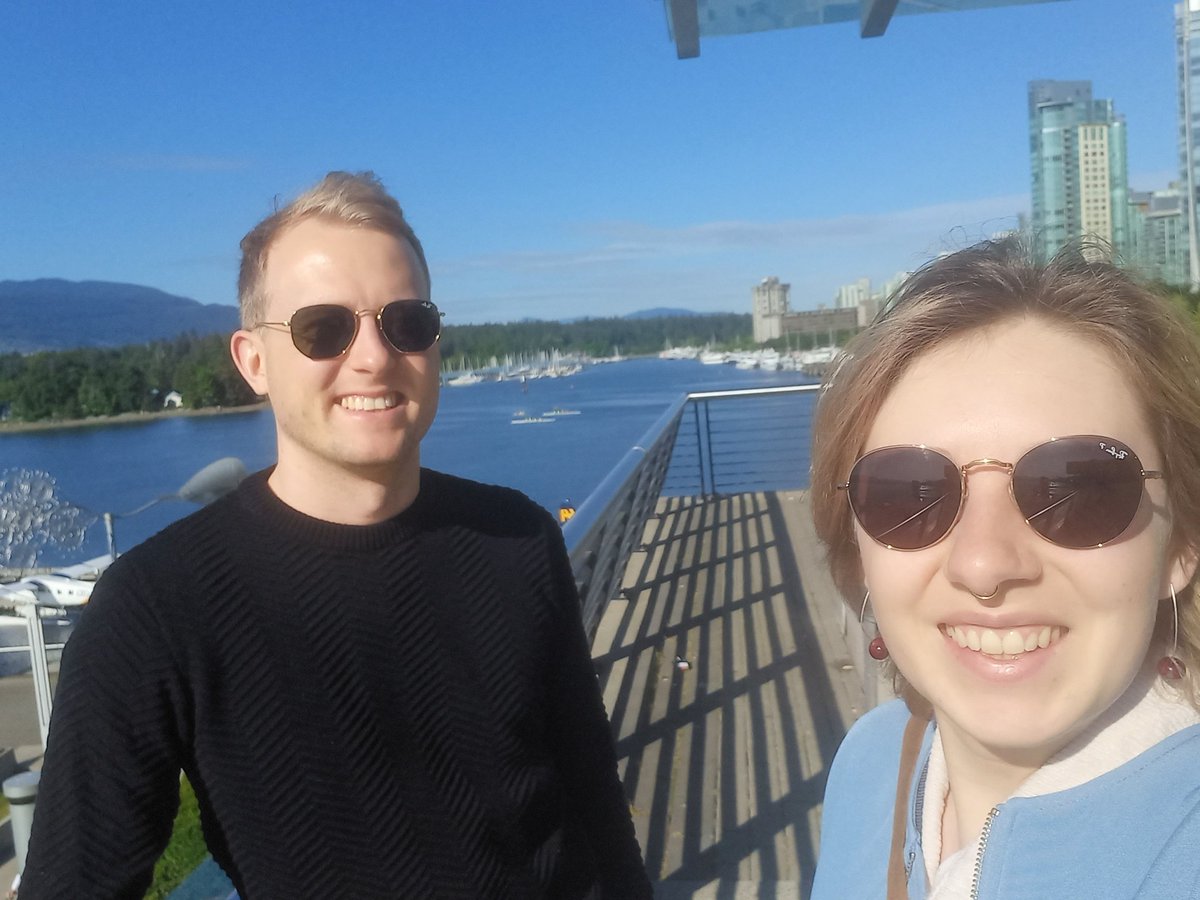 Maria von Einem (@mariaveinem) on Twitter photo First conference of this year: #CSC2023
My <a href="/hmi_group/">Hybrid Materials Interfaces</a> colleague <a href="/Macke__E/">Eric Macke</a> and I are happy to be in Vancouver for this cool event! First conference of this year: #CSC2023
My <a href="/hmi_group/">Hybrid Materials Interfaces</a> colleague <a href="/Macke__E/">Eric Macke</a> and I are happy to be in Vancouver for this cool event!