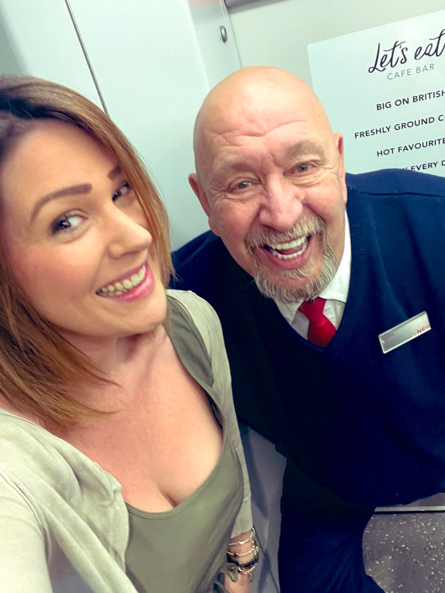 foosterdoll's tweet photo. On @LNER heading to Leeds, shout out to Matty Page who’s making the journey way more than bearable. Give him a pay rise!!! 😉 https://t.co/HLFFCttNoD
