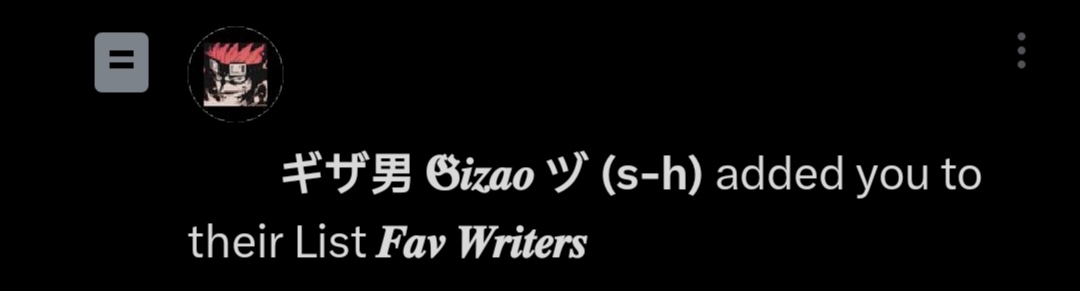 ⁣　　⁣
　nifa.ᥫ᭡  luci my love thanks for thinking about me even if I'm not active in this verse 😔🥺💕
　　⁣