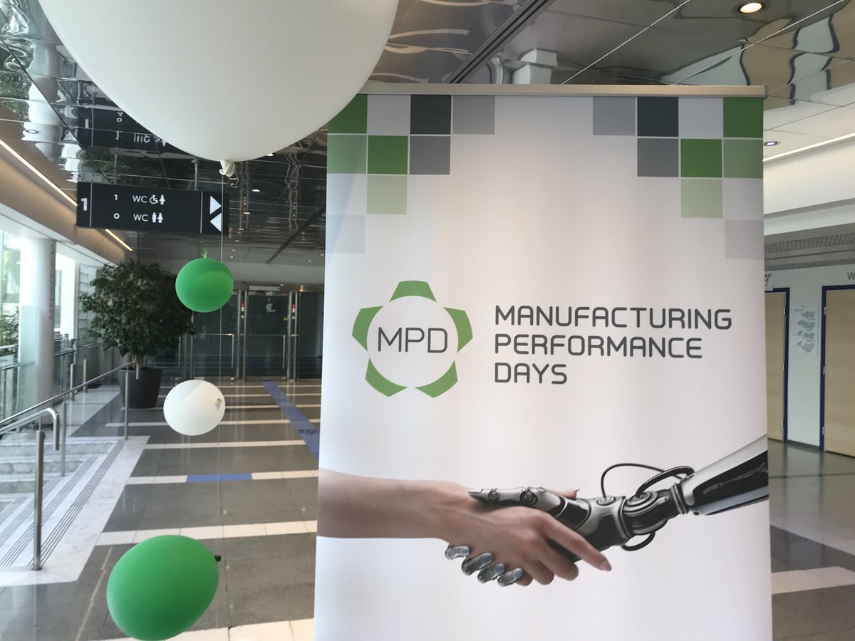 Manufacturing Performance Days ready to start a day of discussions leading the industry towards even more sustainable and resilient future! #mpdays #MPD2023 #DIMECC @dimecc_fi