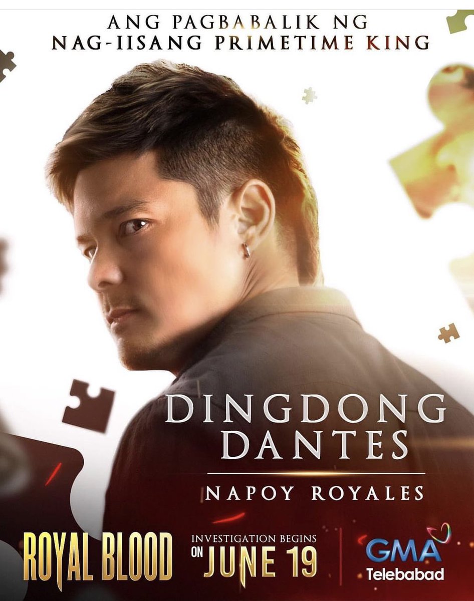 June 19 na #RoyalBlood 
Dingdong Dantes