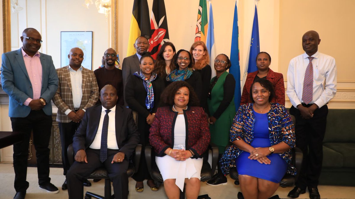 Met Kenya's Ambassador to the Kingdom of Belgium and EU, Amb. Prof. Bitange Ndemo and his staff. We had great deliberations on matters related to Data protection and areas of collaboration for the Embassy and <a href="/MoICTKenya/">Ministry of Info, Comms & The Digital Economy KE</a> for efficient service delivery and digital transformation.