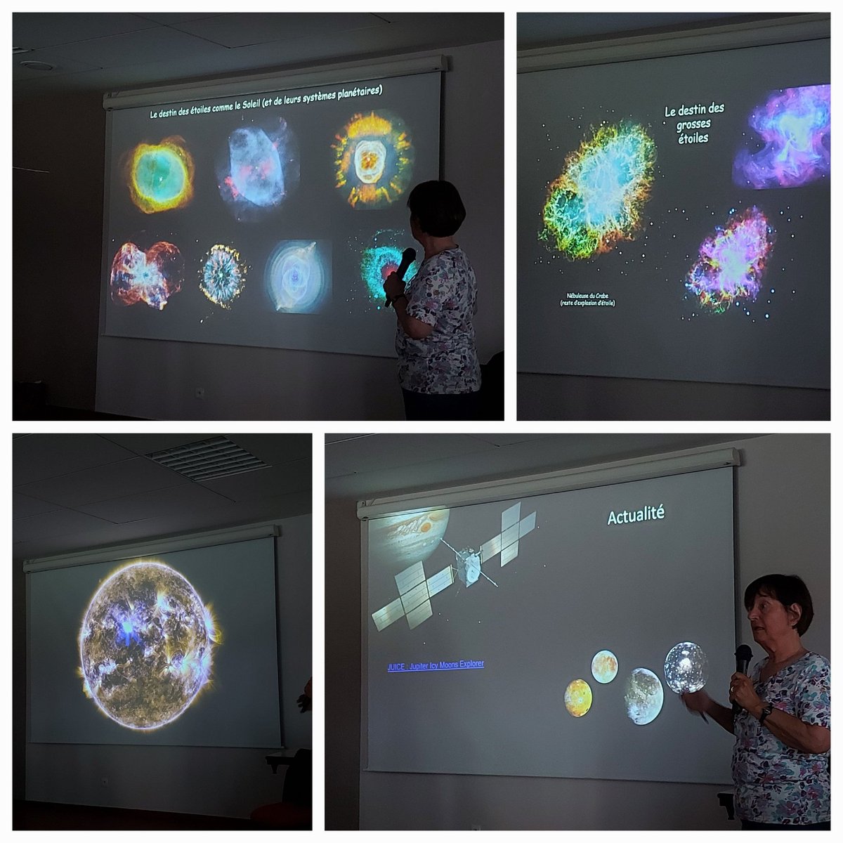 RogisterDe's tweet photo. ✨Des 1ères #spéSVT &amp; #spéPhysique @LyceeFonsorbes ont aussi eu la chance d'assister à 1 conférence de Sylvie Vauclair, astrophysicienne @UT3PaulSabatier @IRAP_France
"De l'origine de l'Univers à l'origine de la Vie"
Merci encore Sylvie pour ce temps d'échanges ! 💫☀️ #astronomie https://t.co/O8vUgCY0J4