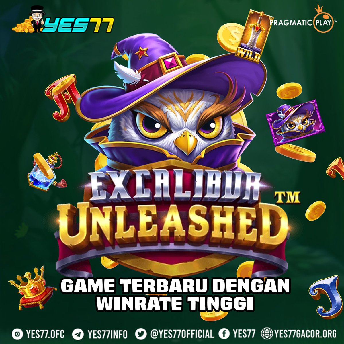 Yes77official's tweet image. Klaim Bonus Deposit Harian Hingga 50% Di Telegram YES77 Dan Mainkan Slot Gacornya !

Link Daftar : bitly.ws/F4hH

#yes77 #excaliburunleashed #pragmaticplay #megaways #jackpot #sensasional #slotgacor #slotindonesia #gameonline