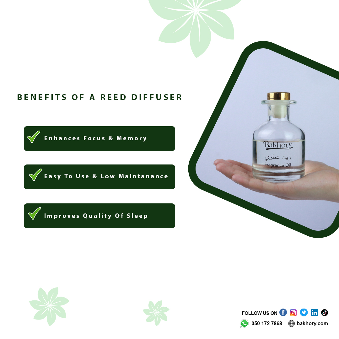 'Did you know? Reed diffusers are not just stylish home decor accessories, they also offer fascinating benefits. 

#reeddiffusers #home