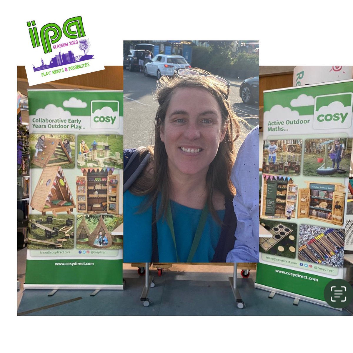 Looking forward to meeting new folk and old friends <a href="/cosydirect/">Cosy Direct</a> <a href="/cosynicola/">Cosynic</a> just setting up <a href="/CreativeSTAR/">Juliet Robertson</a> <a href="/CathPrisk/">CathPrisk</a> <a href="/Fi_PlayScotland/">Fiona K</a> <a href="/UpstartScot/">Upstart Scotland</a> <a href="/SuzanneAxelsson/">Suzanne Axelsson (Interaction Imagination)</a> <a href="/CameronSprague2/">Cameron Sprague</a> <a href="/stramashoutdoor/">Stramash</a> <a href="/LtL_News/">Learning through Landscapes</a>