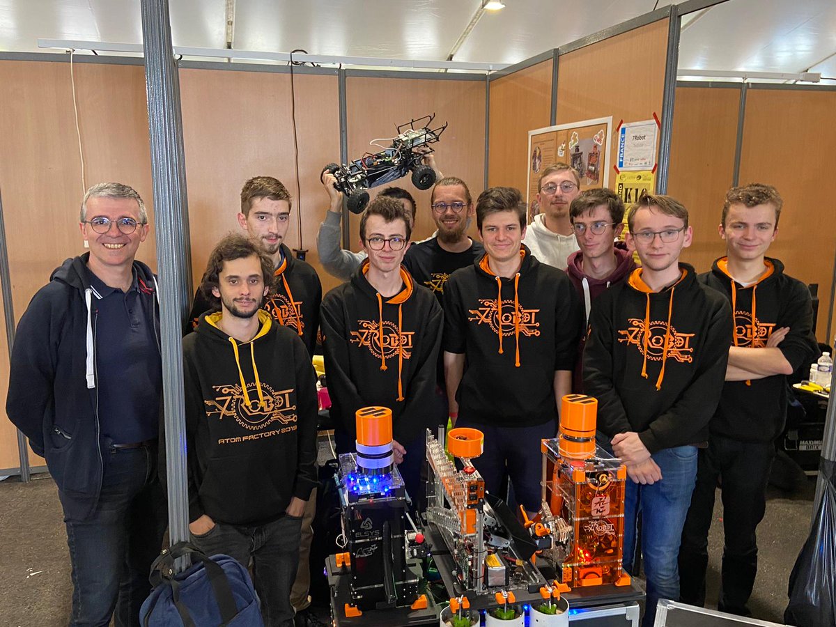 ELSYSDESIGN's tweet photo. [Coupe de France de Robotique 🤖 ]
Bravo à tous les clubs avec une mention particulière pour :
👉 @7Robot_N7 qui a terminé 11ème
👉 @evolutek42 qui a terminé 14ème
Encore toutes nos félicitations 
#CoupeRobotique2023 #robotique https://t.co/U5W2dqW0ok