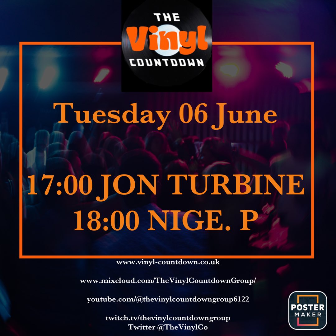 DebbieFallis's tweet image. vinyl-countdown.co.uk

mixcloud.com/TheVinylCountd…

youtube.com/@thevinylcount…

twitch.tv/thevinylcountd…