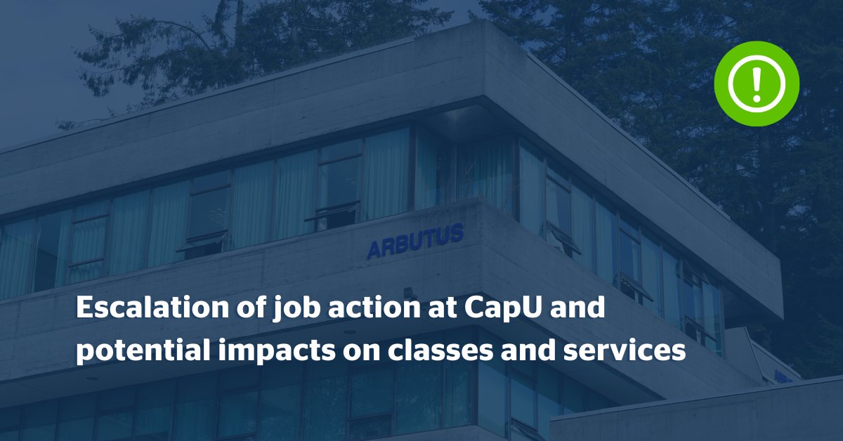 Capilano Students' Union tweet media
