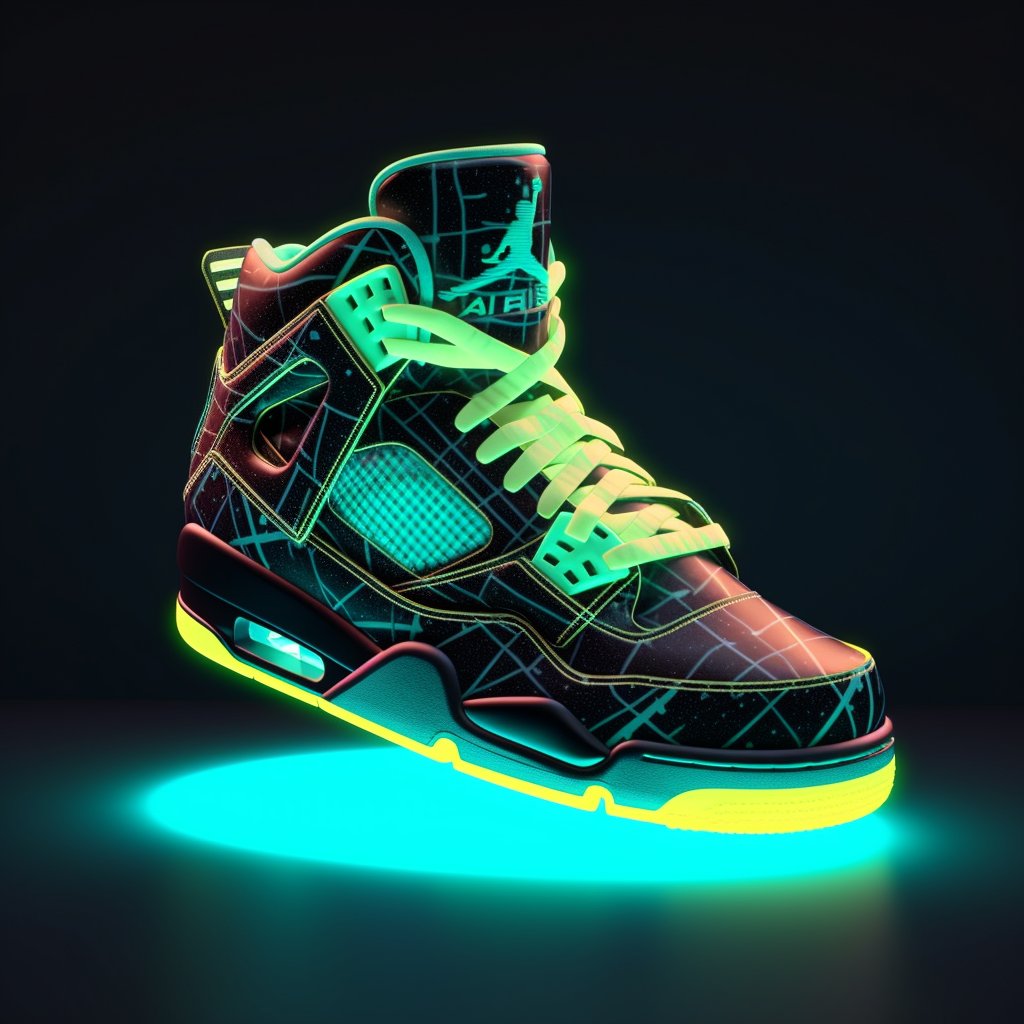 ShutterFAQ's tweet photo. Testing new shoes!
Made with Midjourney
#GraphicDesign
#aidesign
#magipunk
#airjordan
#Nike
#teals
#sneakers
#backlit
#imagine
#future
#Concept
#colorful https://t.co/PlKeEtg33z