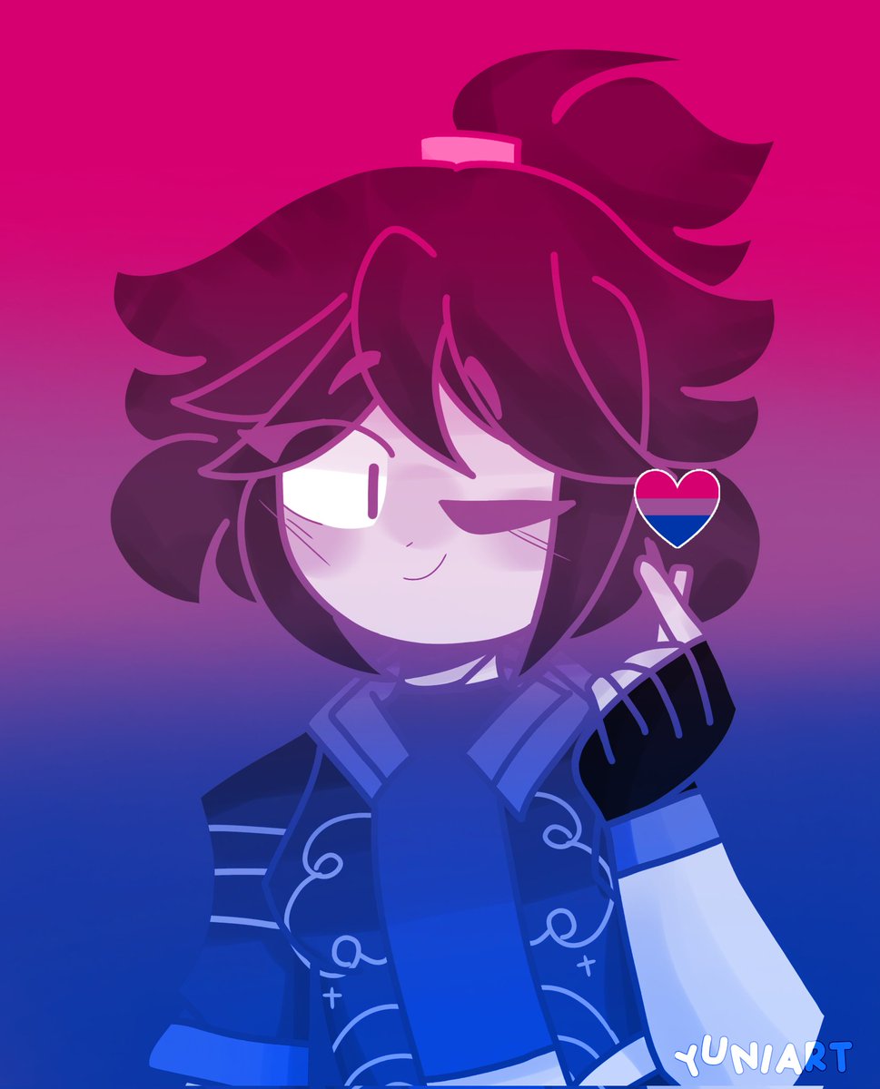 Happy bisexual day!

Shui (my Oc Brawler) considers himself a bisexual person (and also Asexual)

#PrideMonth2023 #PrideDay #BrawlStarsArt #BrawlStars