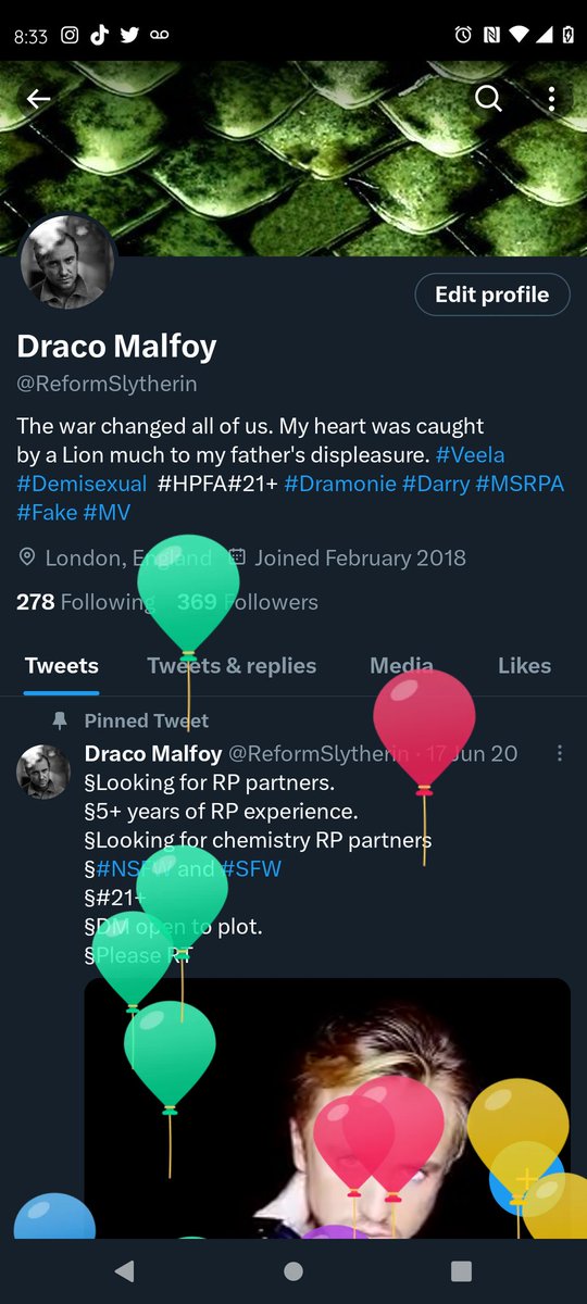 Draco Malfoy (@reformslytherin) on Twitter photo 