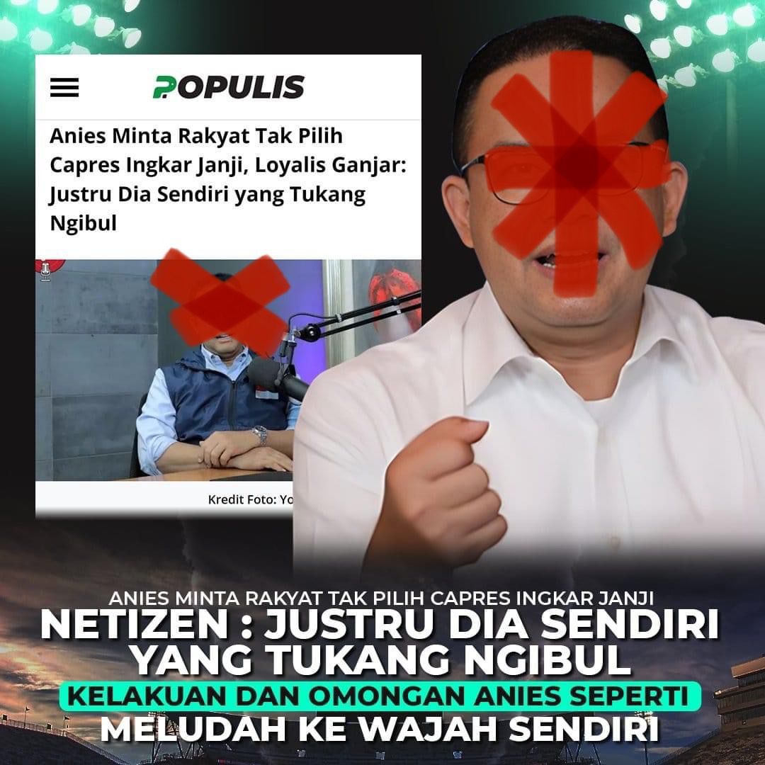 h_dsaputra's tweet photo. Ingkar janji memang nikmat sekali

#tolakanies #tolakkadrun https://t.co/BpuM9PahMP