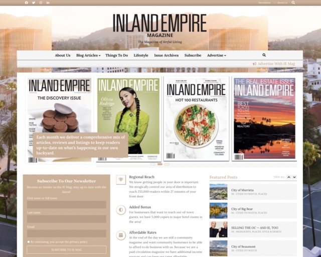 Check Out Our New And Improved Website, where you can access special content, magazine archives, and guides to the best businesses in the IE! 
inlandempiremagazine.com 

#InlandEmpireMagazine #HiddenGems #ExploreMore #UncoverTheBeauty #SoCalAdventures