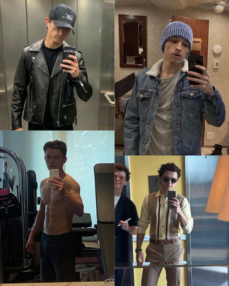 tom holland: king of the mirror selfies