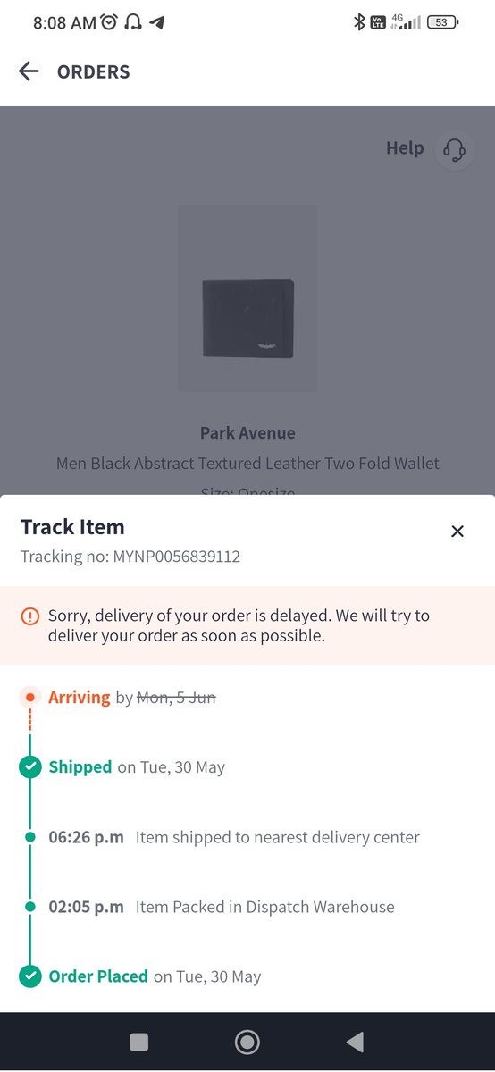 rmrishabhmishra's tweet photo. Dear @myntra if you are not able to deliver any item on time then please remove the timeline frame from your website/app.This is the 2nd Or 3rd time my order is delayed. For support, you have used a fixed method and set of queries which are reverted by the computer system. https://t.co/WdeZStPwm2