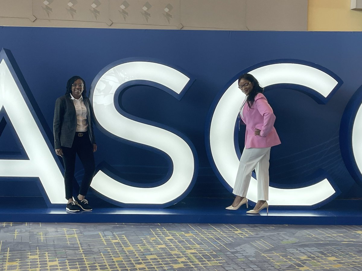 One of the highlights of HemeOnc fellowship so far is rewarding networking opportunities across the country. thankful to have @drivorymd as a mentor+great friend #ASCO2023 #minoritiesinmedicine #womeninoncology #ASCOminorities #breastoncology @ASCO @HemOncFellows
