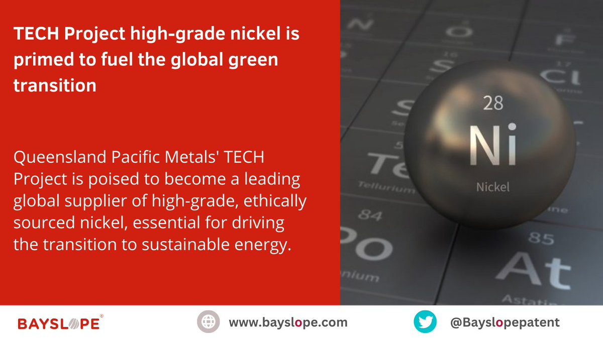 #TECH project high-grade #nickel is ready to drive the world's transformation to a #greenereconomy.

#GreenEnergy #energytwitter #energytransition #transformation #EnergyRevolution #technology #TechTrends #techtwitter #TechnologyNews #technologies #innovation #LatestNews