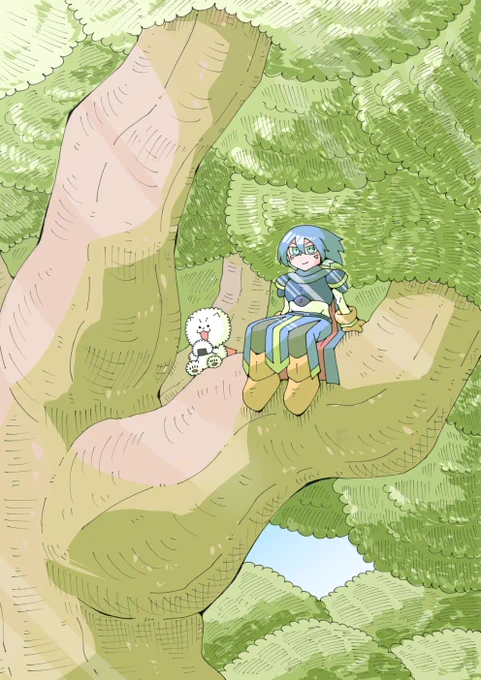 大っきな樹の上