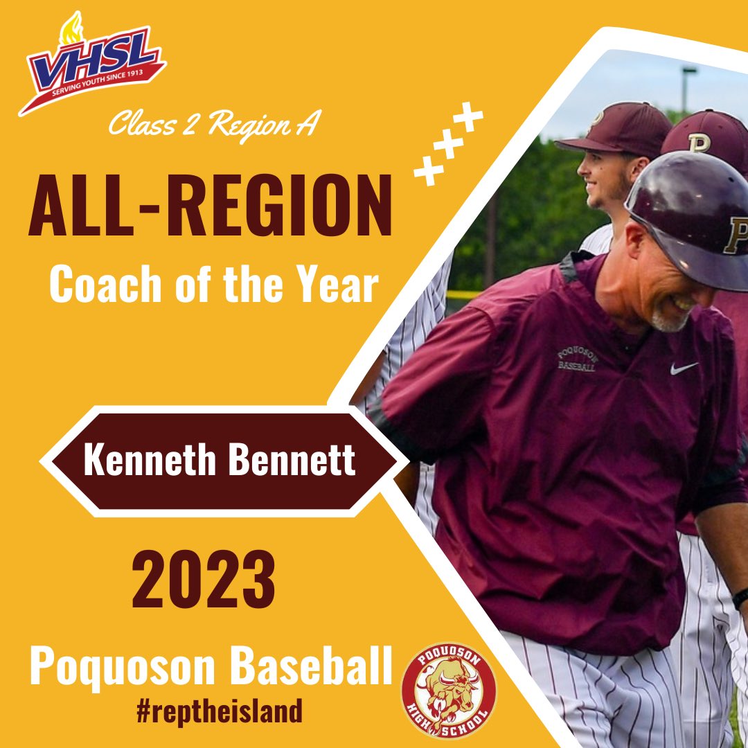 2023 VHSL Class 2 Region A “ALL-REGION”

Congratulations Coach Kenny Bennett ⚾️

#poquoson #PHS #bullislanders #bullislandersbaseball #Region2A #coachoftheyear #allregion #reptheisland