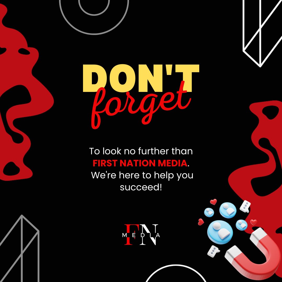 F_NMedia's tweet image. Reach your audience with engaging content! Follow these tips and tricks to create content that captivates your audience and gets results. From storytelling to SEO optimization, FIRST NATION MEDIA will give you the tools you need to succeed.
#contentcreatortips #firstnationmedia