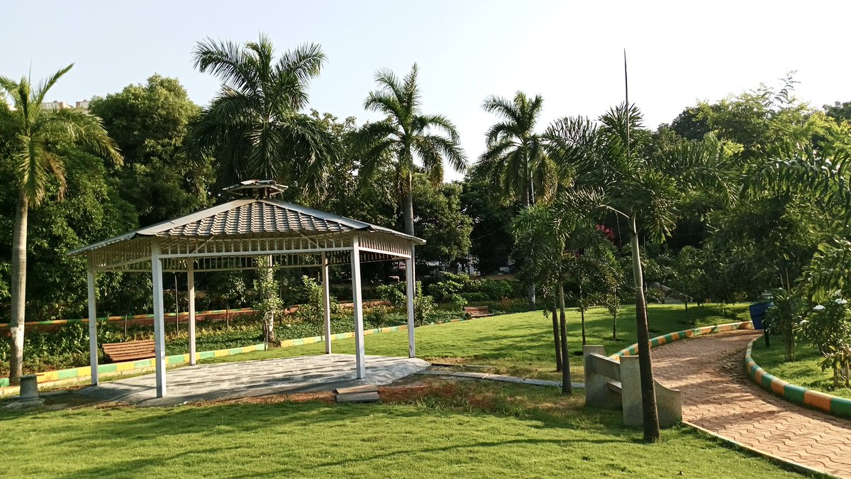 Krishna, IFS on Twitter "New look of Bagh Lingampally Park, Hyderabad