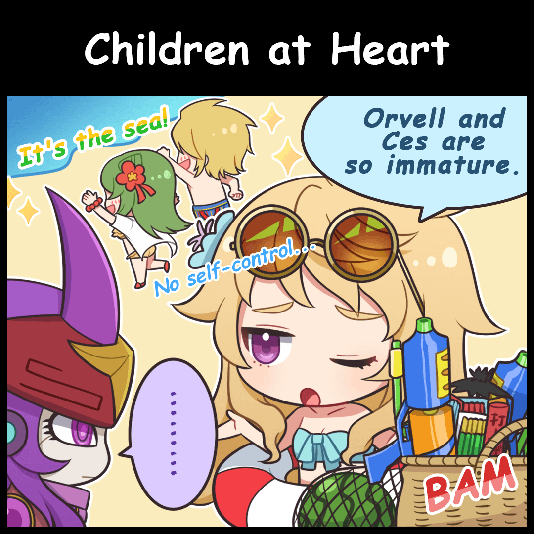 GRDSMN_GLOBAL's tweet photo. I, for one, admire their innocence... ✨
Also, the Main Story Chapter 20 Event is ending soon, so don't forget to clear out the Event Exchange to maximize your loot!
#GrandSummoners feat. #Liza #Cygnet #Cestina #Orvell https://t.co/NgHPcWVMCn