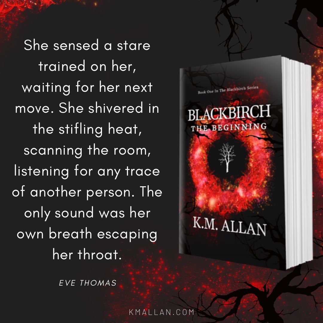 Who is watching Eve Thomas? Find out here: books2read.com/blackbirch1

#Blackbirch: The Beginning Teaser.
...
#writingcommunity #readingcommunity #teasertuesday #shamelessselfpromotion #yabooks #witchesandmagic #urbanfantasy #magicalrealism #YASeries #contemporaryfantasy