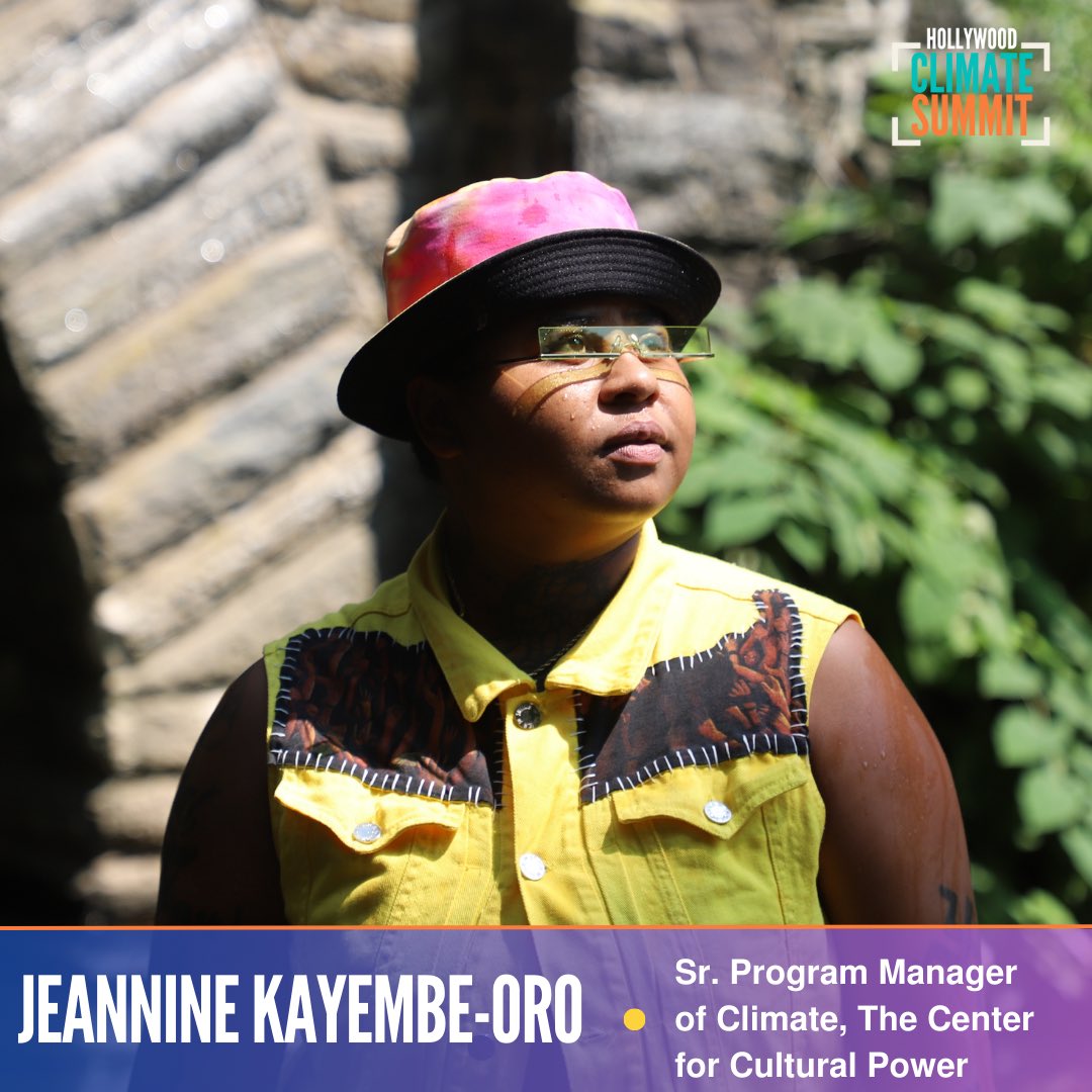 HWClimateSummit's tweet photo. 🎤 Jeannine Kayembe Oro @5onthemove (she/they) is an infinite media artist ranging from sound design to sustainable home building. Her hope is that the music will be a bridge between climate justice work and BIPOC culture. #climatejustice #queerparent #climatemusic #climateart https://t.co/S3sOmPA0Ry