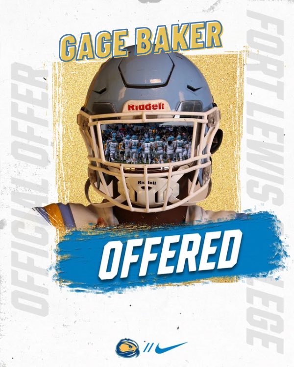 Qb12_GageBaker's tweet photo. After a great conversation with @FLCCoach_Cox and @FLCCoach_Grinde , I am blessed to have received an offer to Fort Lewis College! Thank you to the staff at @FLCFootball for believing in me! @CoachPerrone @coachjgoodloe @JUSTCHILLY https://t.co/bF2ZLihdl1