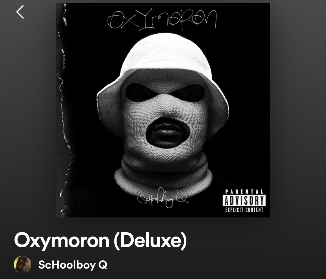 Schoolboy Q criminally underrated bro these 2 albums are so good