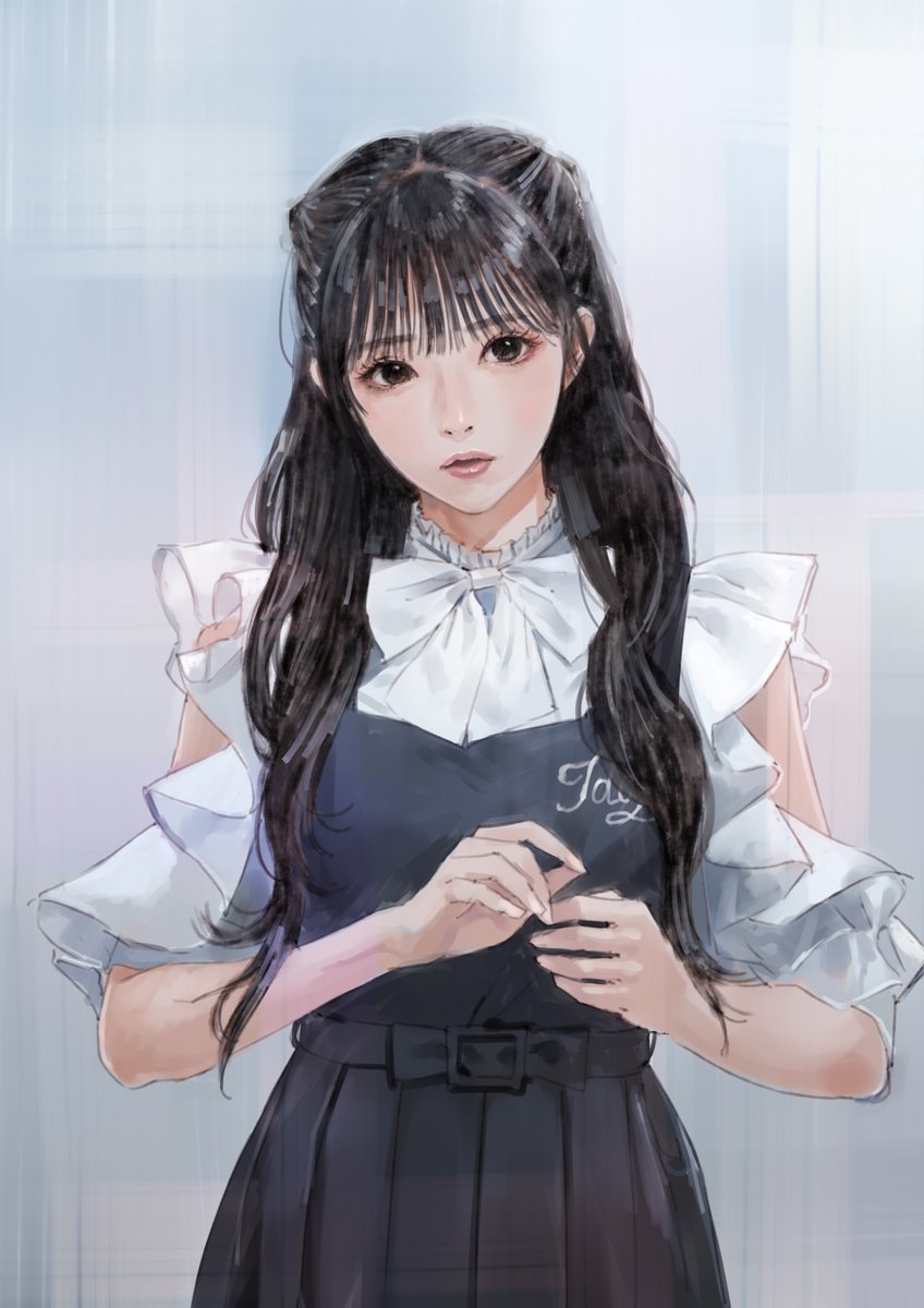 「IDOLYの  の制服を着た緩苺さん  の絵です」|岸田メルのイラスト