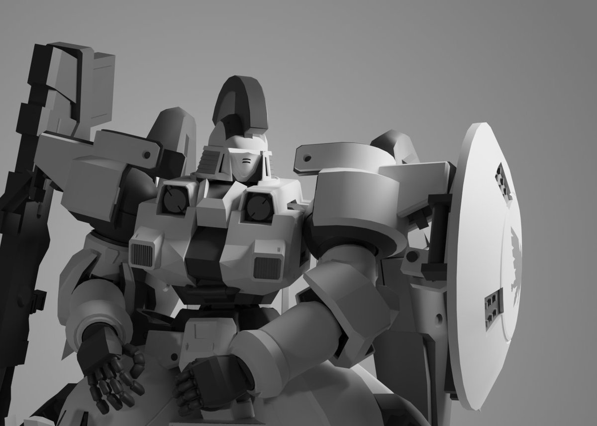 Behold, my latest art piece made in Blender and GIMP.
The Gigachad Tallgeese from Mobile Suit Gundam Wing.
Enjoy!