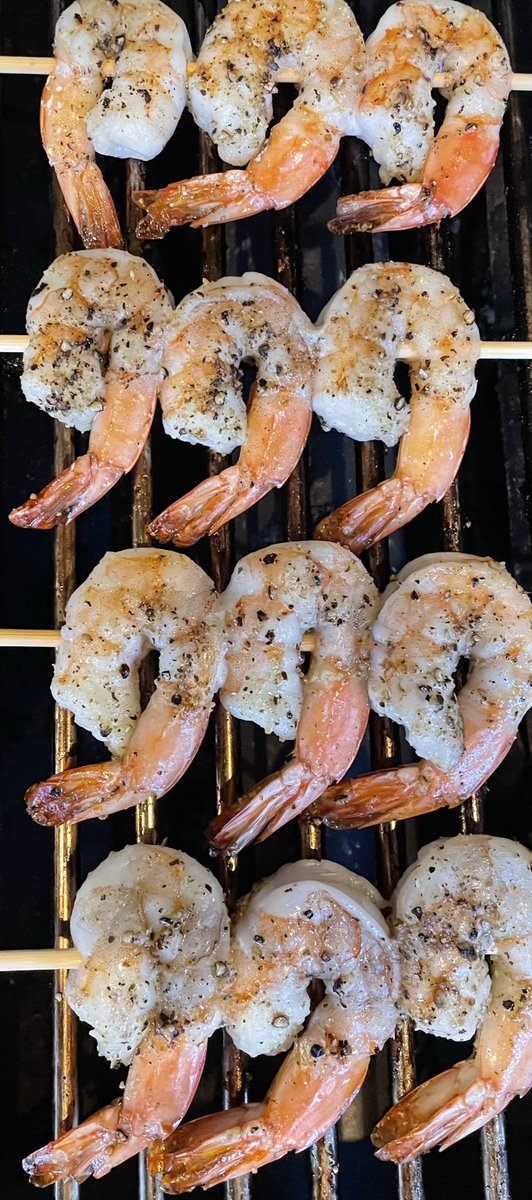 Grilled shrimp with Mediterranean seasonings. @WeberGrills #shrimp #mediterranean
