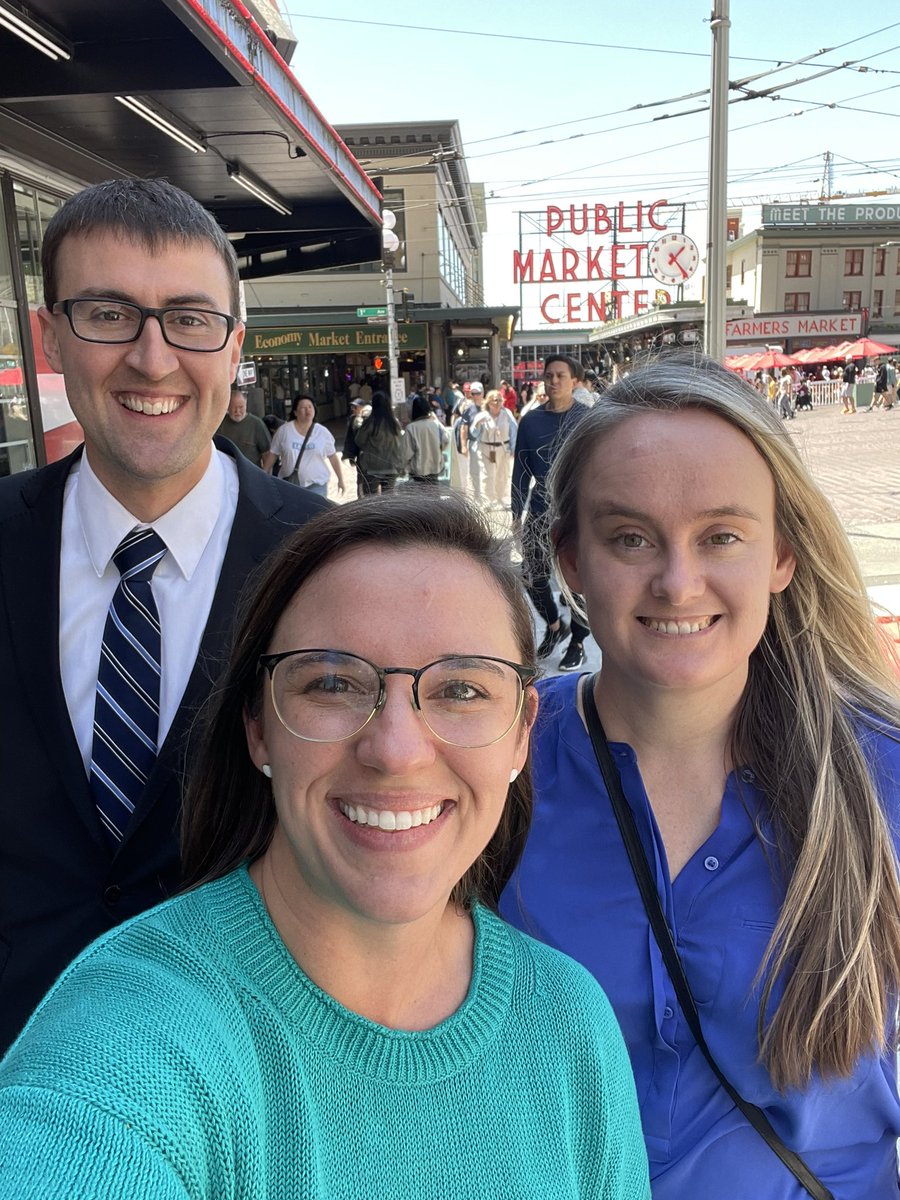 A day late, but check 3/5 AdventHealth CRS Fellows enjoying a break between conference activities at #ASCRS23 #BryanKline #MissingYouLindsayAndMatt