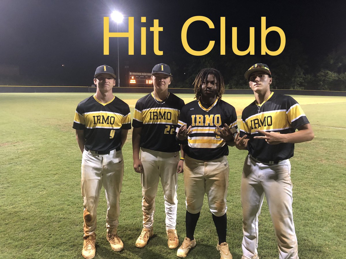 Irmo Post 7 down 4 in 7th. Fought back to tie it up. Gave-away in the 8th. Lost 6-5. 
Pitched well- Mason Burdette 4 inn, 6k/3bb. Thomas Taylor 5k/1bb in 4 and rbi. 
Elliott Graham- 2/4 2b 2 rbi, Hunter Parsons 2/4, Ty Rivers 1/4 1rbi, Dylan White 2bb/2hbp