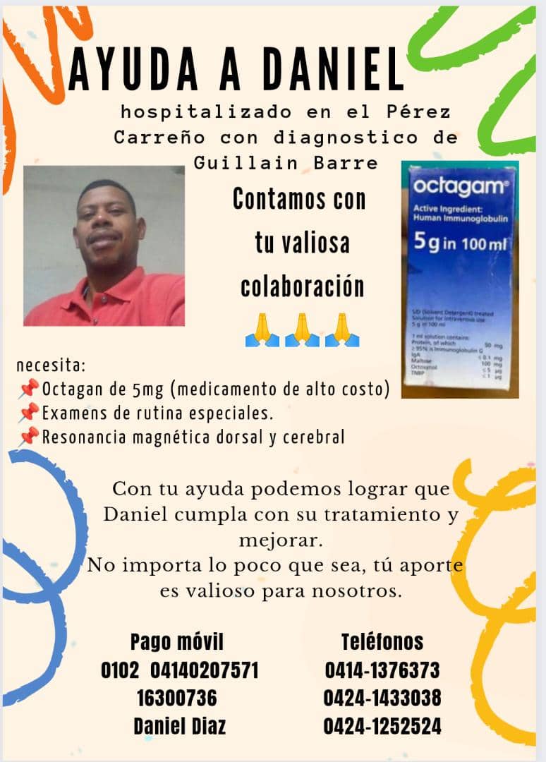 yessiglove's tweet photo. @LuisOlavarrieta por favor necesitamos ayuda para conseguir en calidad de donación Inmunoglobulina Humana para mi hermano 😟🙏🏾 ayúdanos a difundir de corazón sin el medicamento cada día esta empeorando https://t.co/qFnBfJQu7x