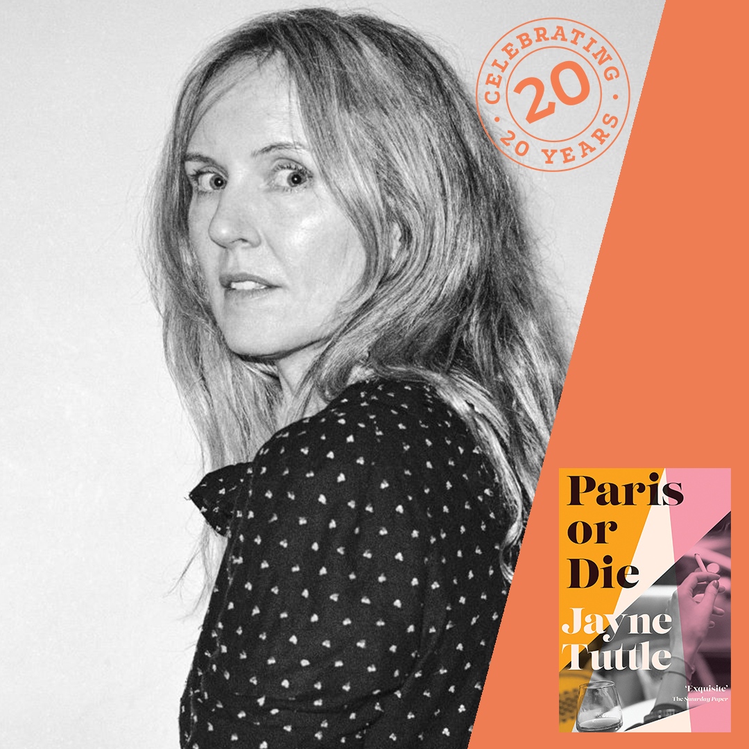 Paris has its own plans for 𝗝𝗮𝘆𝗻𝗲 𝗧𝘂𝘁𝘁𝗹𝗲. Drawn there from a cloud of grief, she finds herself in a dizzying neighbourhood, studying at a  theatre school, and falling in love with a beautiful Frenchman. See a theatrical retelling of her memoir 𝘗𝘢𝘳𝘪𝘴 𝘰𝘳 𝘋𝘪𝘦.