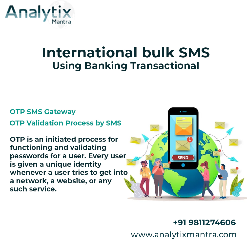 AnalytixMantra's tweet image. OTP is an initiated process for functioning and validating passwords for a user. Every user is given a unique identity whenever a user tries to get into a network, a website, or any such service.
#2FAuthentication
#promotionalsms #transactionalsms
#transactionalanalysislSMSAPI