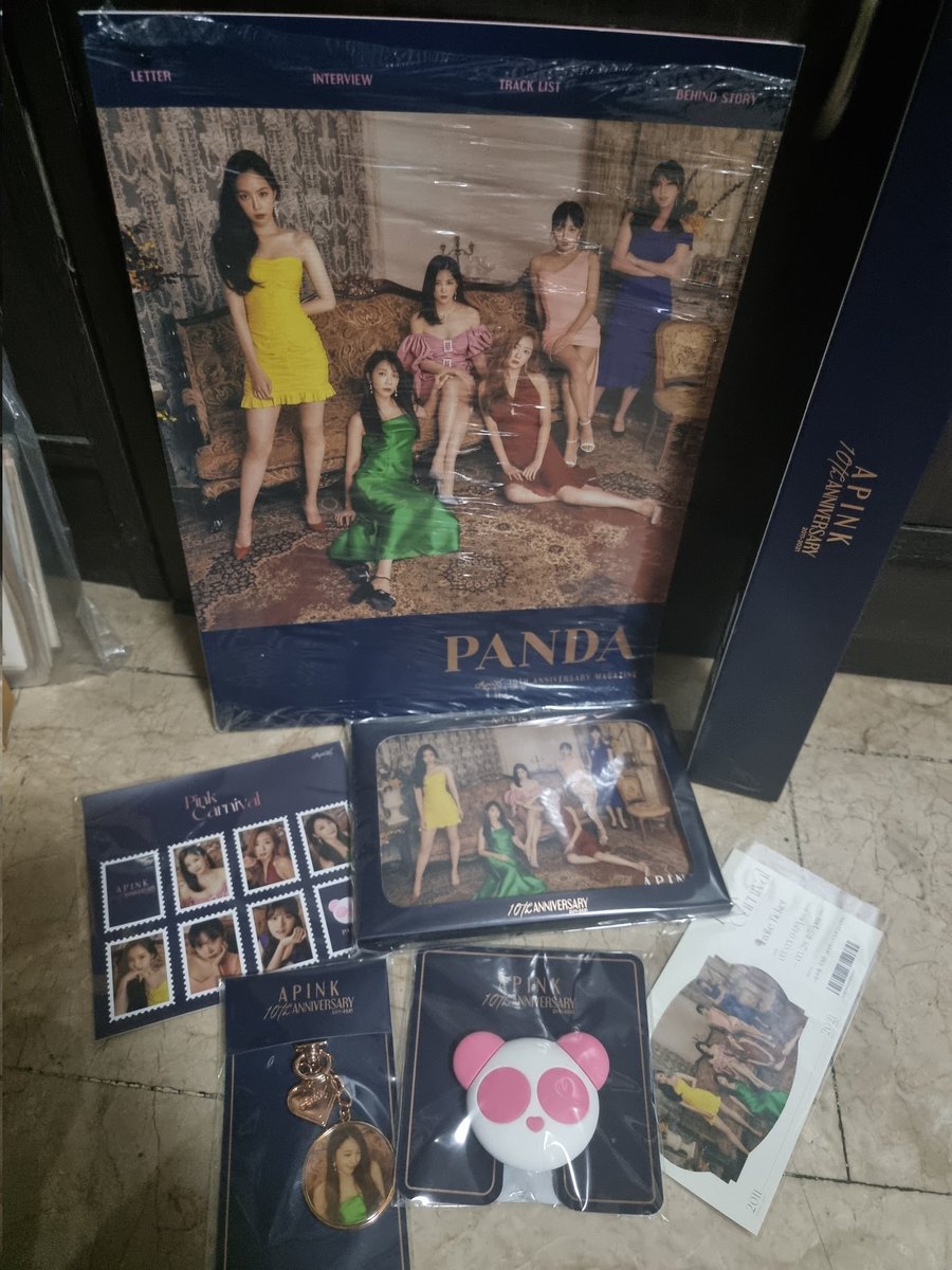 [LFB/WTS] Apink 10th Anniversary [Pink Carnival] Merch

- Magazine
- Keyring (Eunji)
- Phone Holder
- Wall scroll (Eunji)
- Holo Polaroid (All members)

🏷 apink album photocard pc merch  
#에이핑크 #Apink