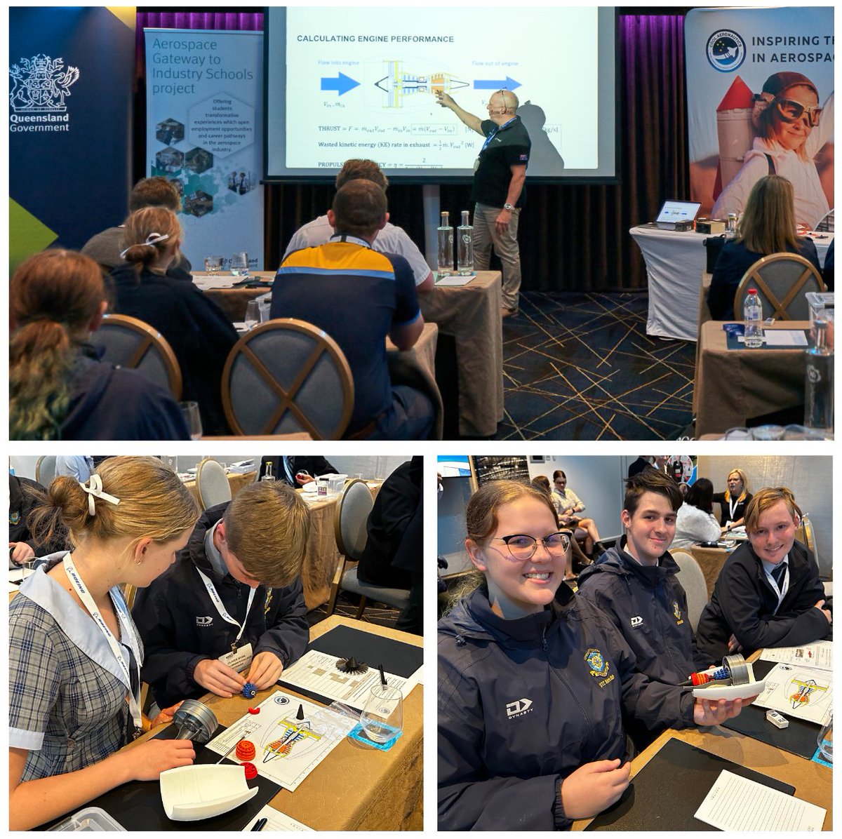 A great day at the Maintenance Repair Overhaul (MRO) Australasia conference 2023 held in Brisbane with Year 11 &amp; 12 students - learning about aerospace and gas turbine engines.

#stemeducation #coolaeronautics #aerospaceengineering #aerospacecareers #coolaeroAU