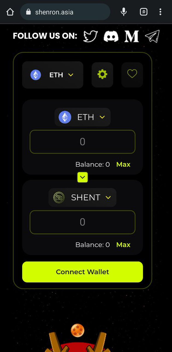 Shenron Token (@shenron_token) on Twitter photo $SHENT IS NOW DEFLATIONARY๐ฅ
Thanks to #VOLTICHANGE we now burn 0.25% $SHENT with every purchase๐ฒ๐ฅ #BURNS
<a href="/VoltInuOfficial/">Volt Inu โก๏ธ</a>,
SUMMONS THE SHENRON๐๐ฅ
Tg: t.me/Shenron_Token
Website: shenron.asia
โก๏ธ x ๐ฅ x ๐ $SHENT IS NOW DEFLATIONARY๐ฅ
Thanks to #VOLTICHANGE we now burn 0.25% $SHENT with every purchase๐ฒ๐ฅ #BURNS
<a href="/VoltInuOfficial/">Volt Inu โก๏ธ</a>,
SUMMONS THE SHENRON๐๐ฅ
Tg: t.me/Shenron_Token
Website: shenron.asia
โก๏ธ x ๐ฅ x ๐