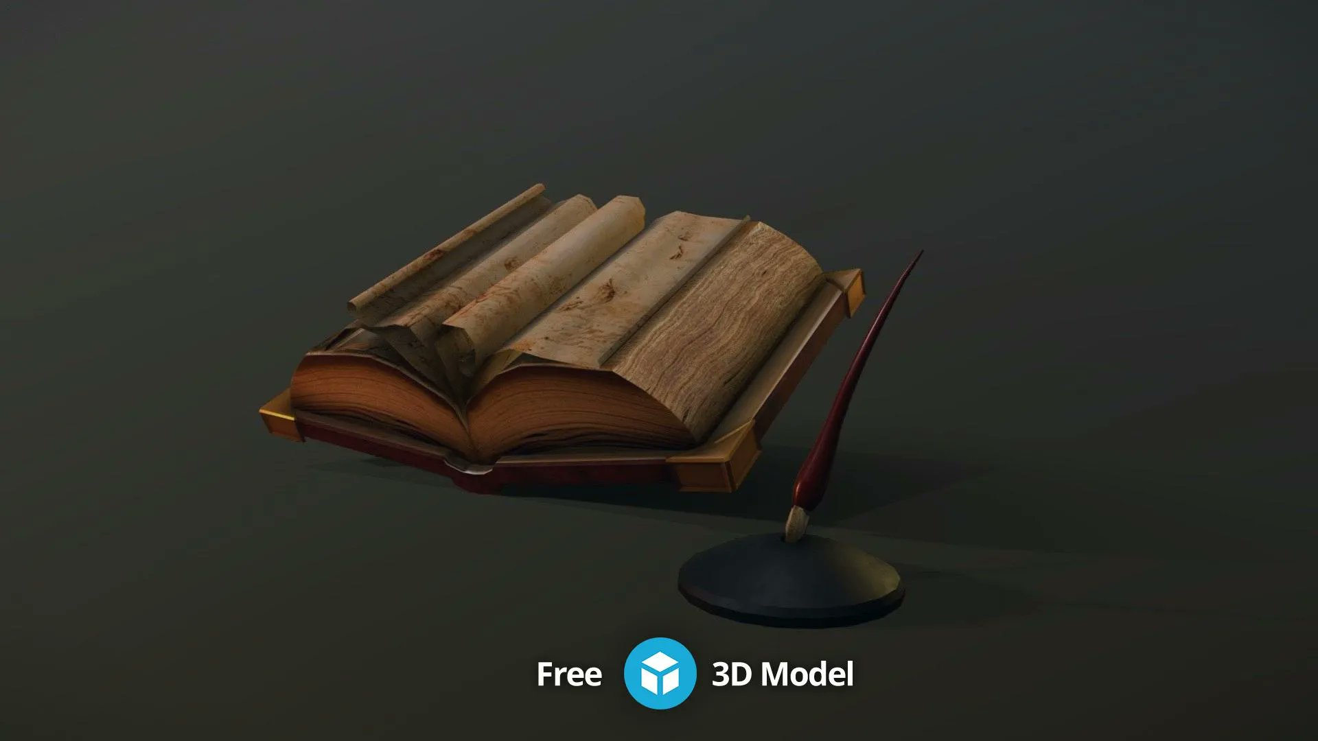 Open-book 3D models - Sketchfab